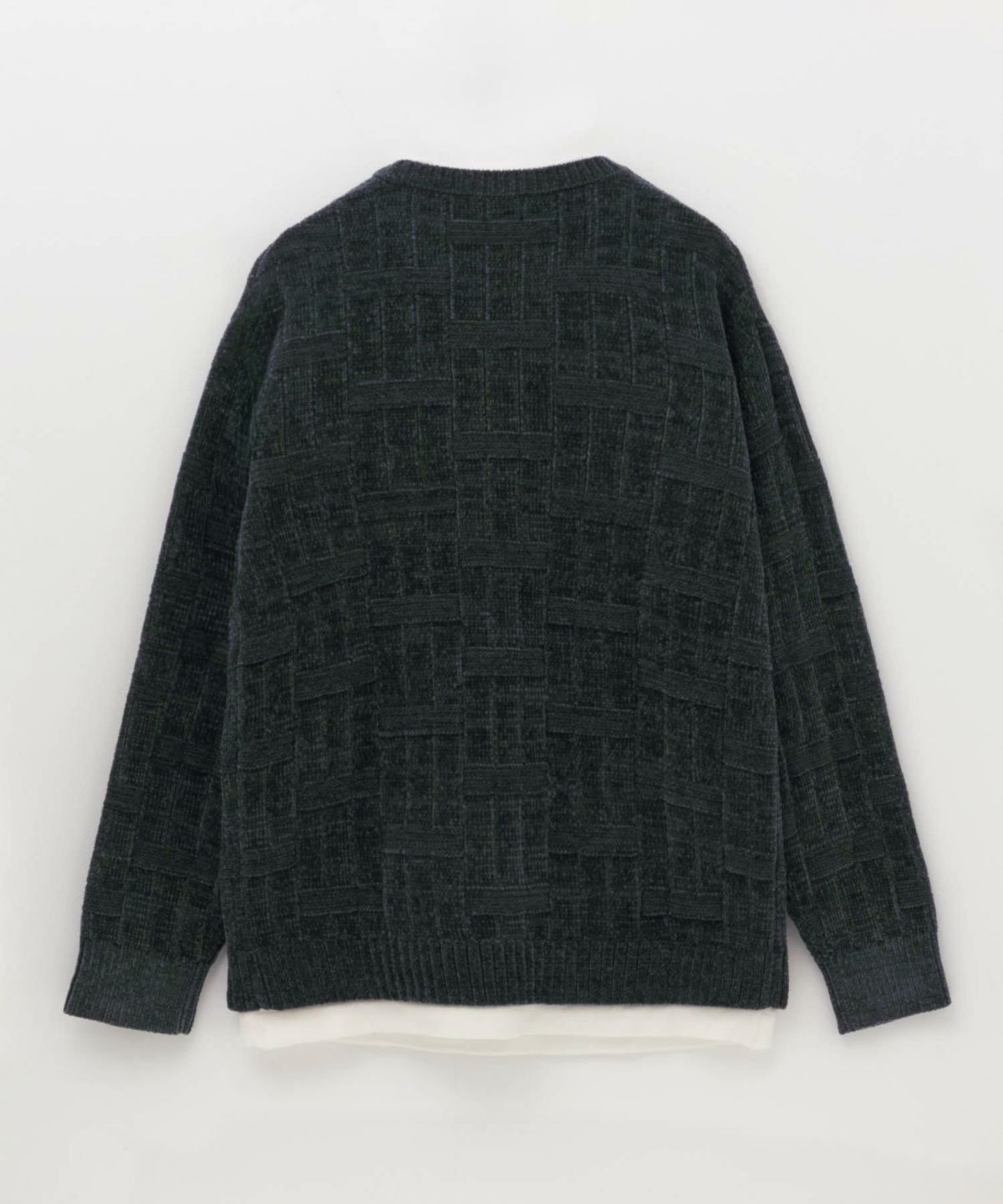 NAVY リンクスモールフェイクTシャツ メンズ