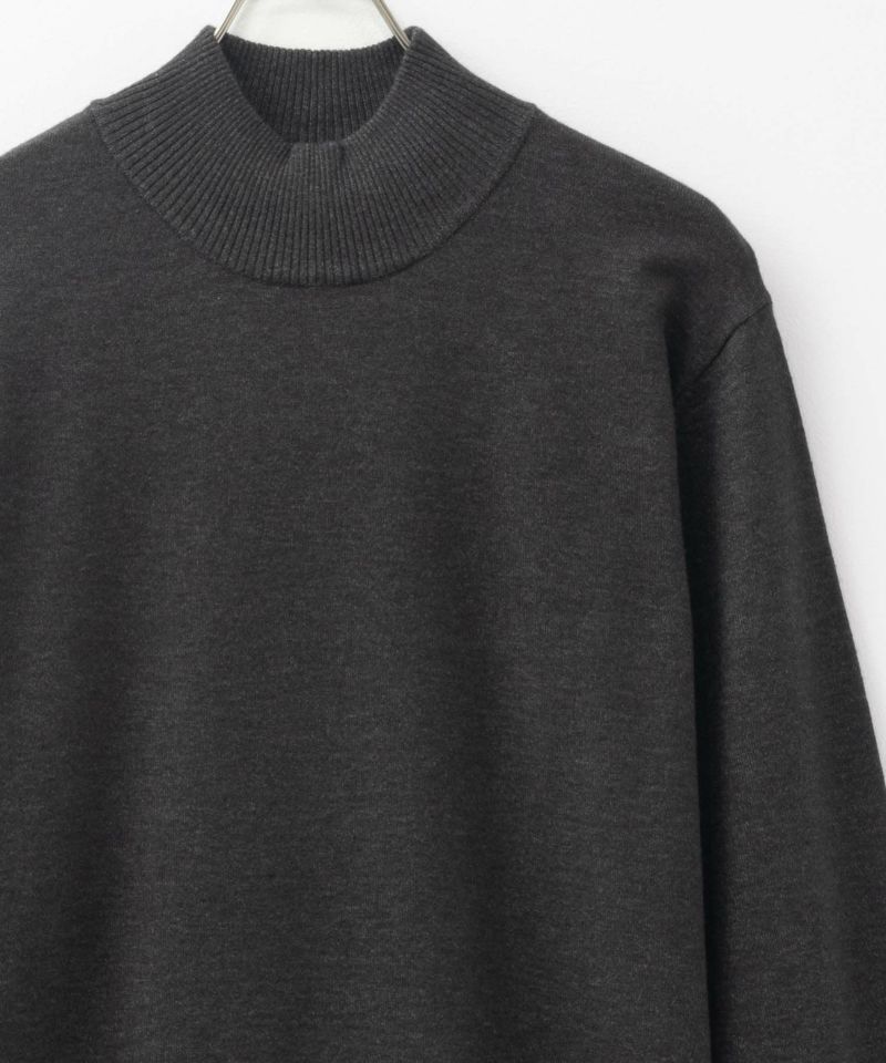 NAVY  素肌ニット ハイネック メンズ商品画像-1