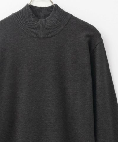 NAVY  素肌ニット ハイネック メンズ