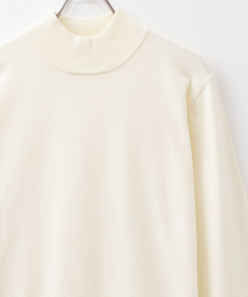 NAVY  素肌ニット ハイネック メンズ商品画像-2