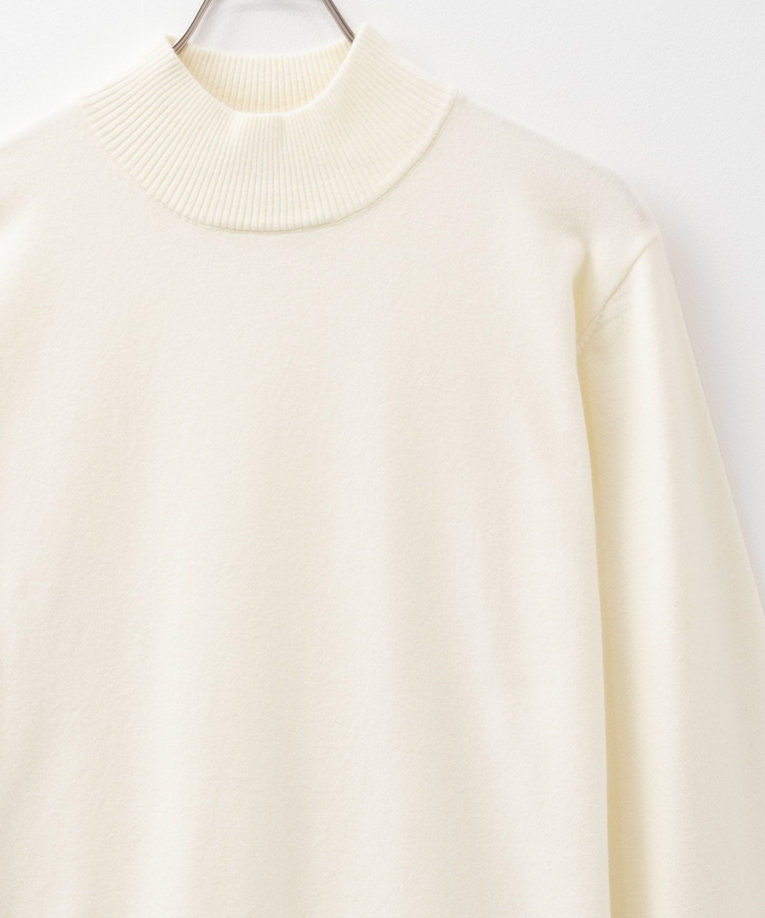 NAVY  素肌ニット ハイネック メンズ商品画像-2