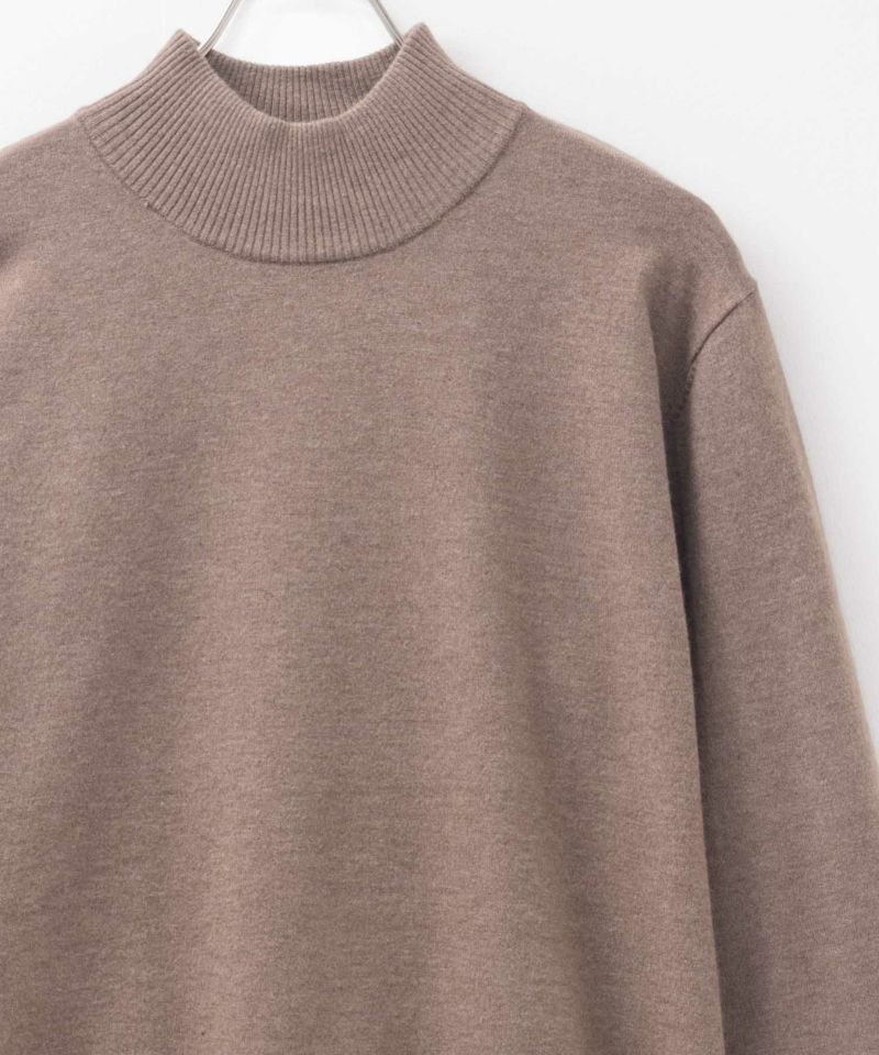 NAVY  素肌ニット ハイネック メンズ商品画像-4