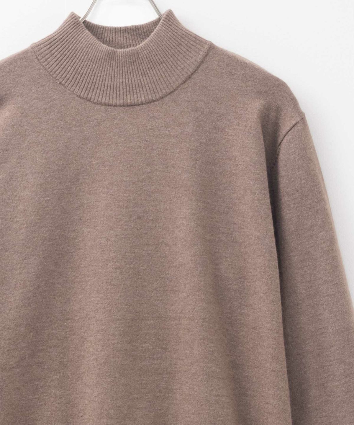 NAVY 素肌ニット ハイネック メンズ