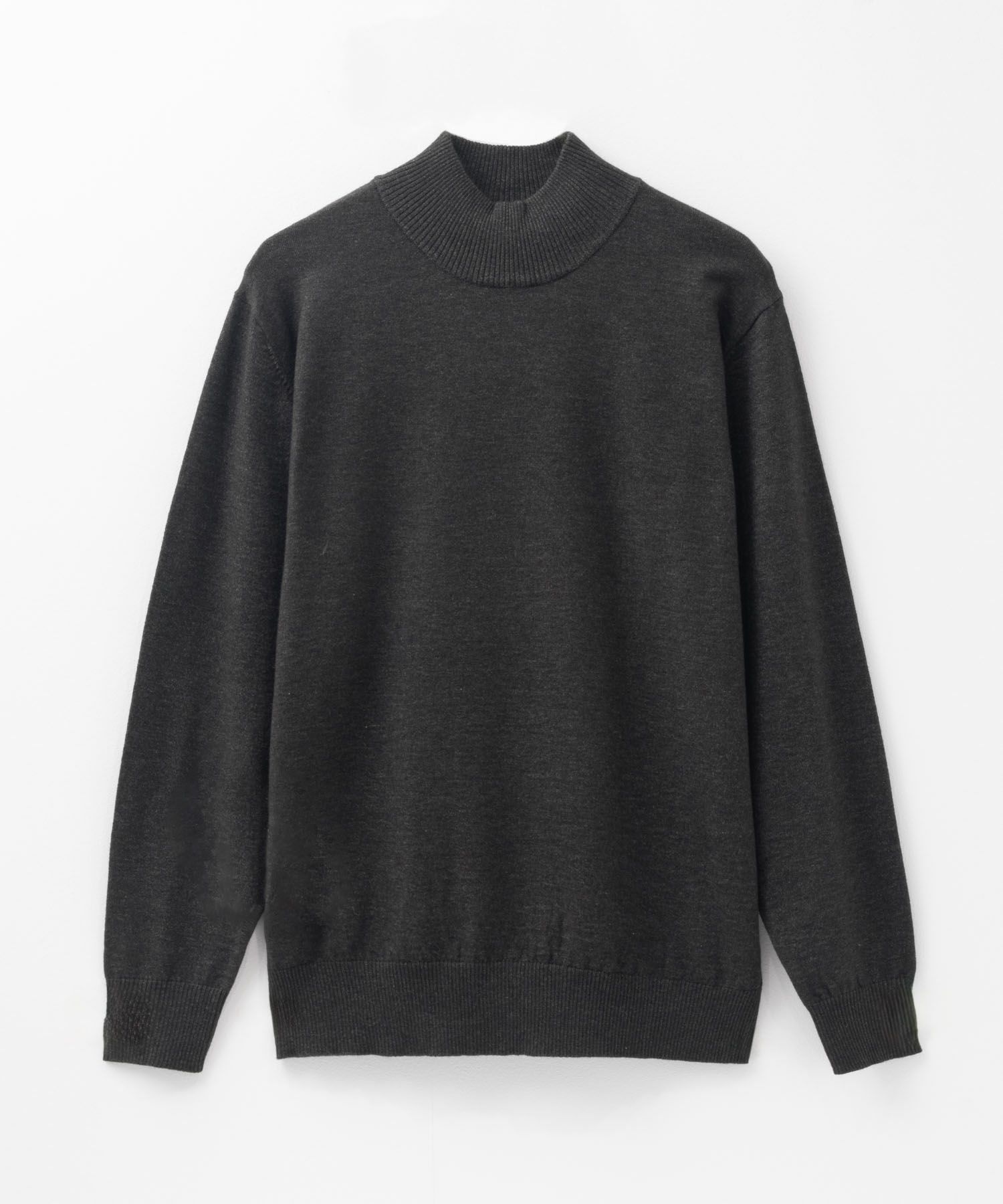 NAVY 素肌ニット ハイネック メンズ