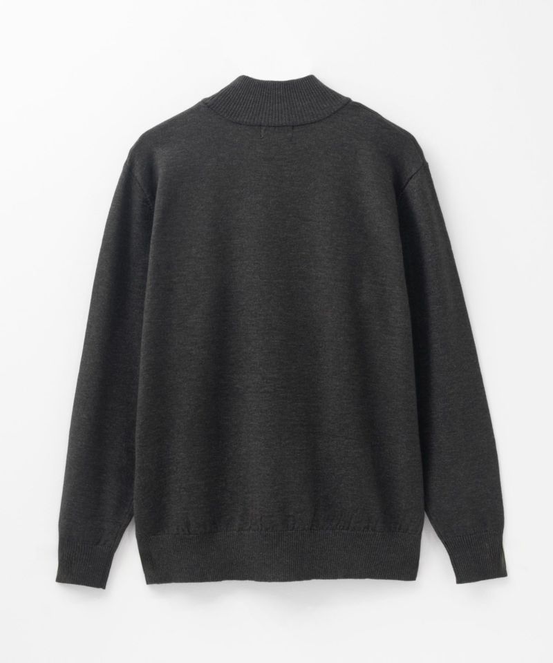 NAVY  素肌ニット ハイネック メンズ商品画像-6