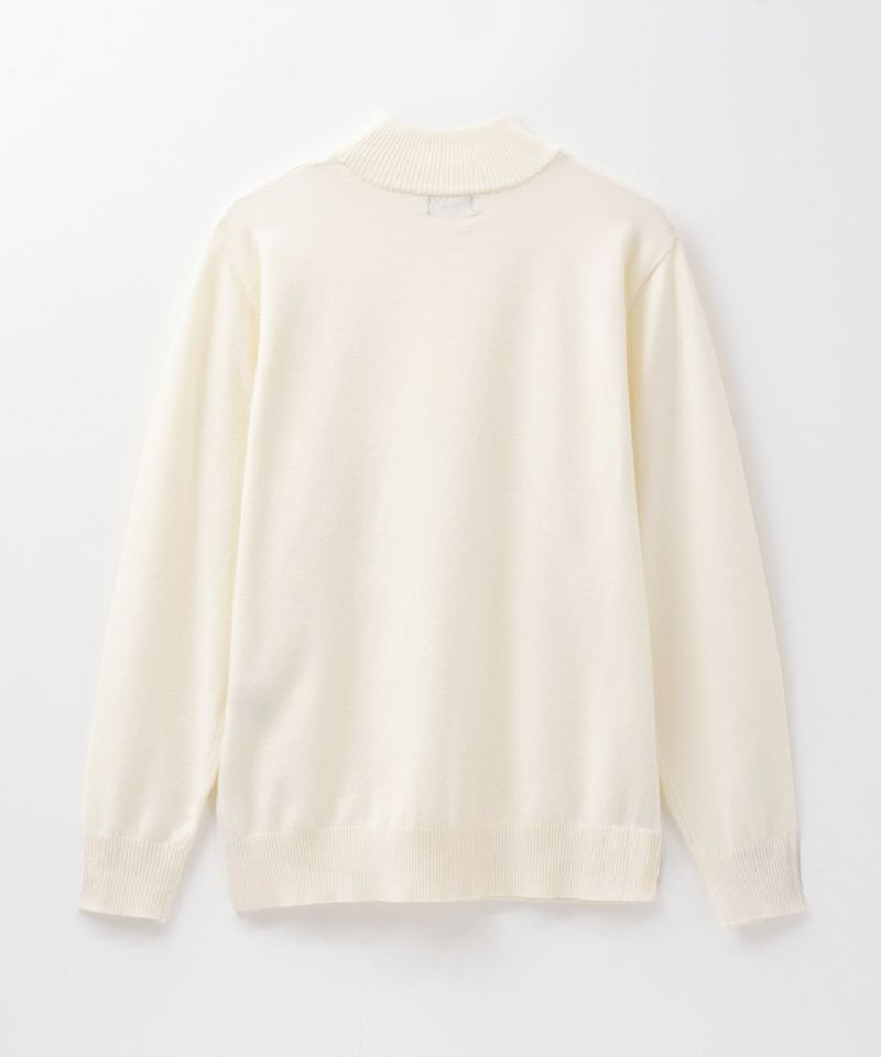 NAVY  素肌ニット ハイネック メンズ商品画像-8