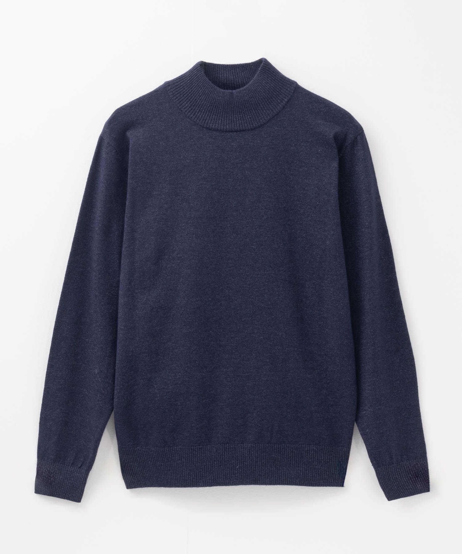 NAVY  素肌ニット ハイネック メンズ商品画像-9