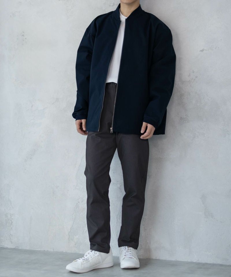 NAVY FIT  裏起毛テーパードパンツ メンズ商品画像-8