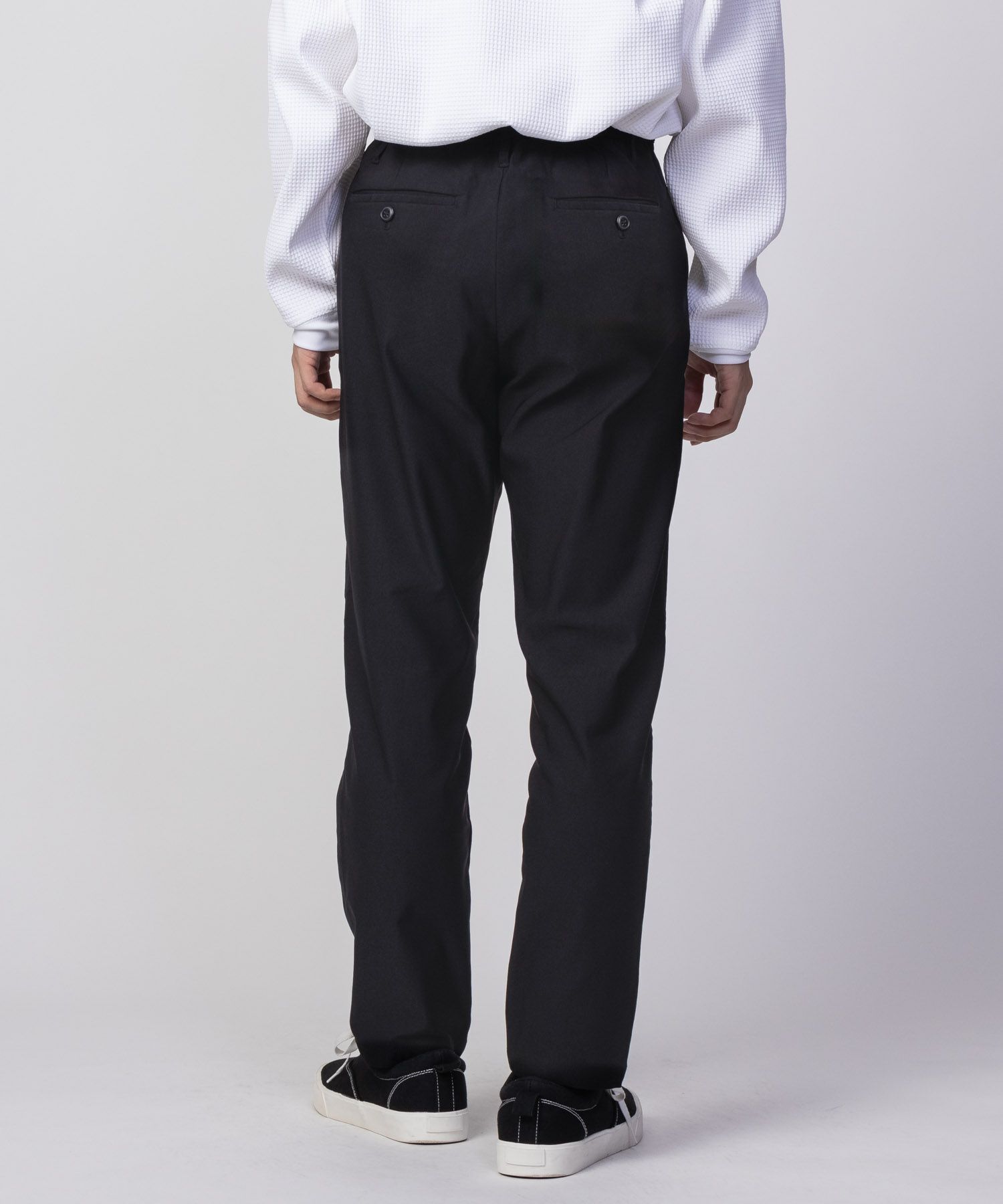 NAVY FIT 裏起毛テーパードパンツ メンズ