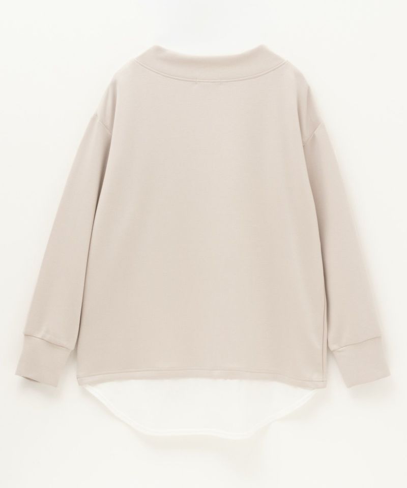 URBAN COLLECTION  ポンチ素材 裾レイヤードプルオーバー レディース商品画像-20