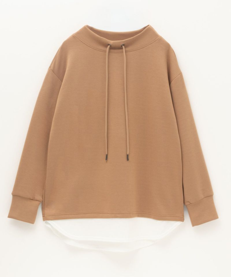 URBAN COLLECTION  ポンチ素材 裾レイヤードプルオーバー レディース商品画像-21