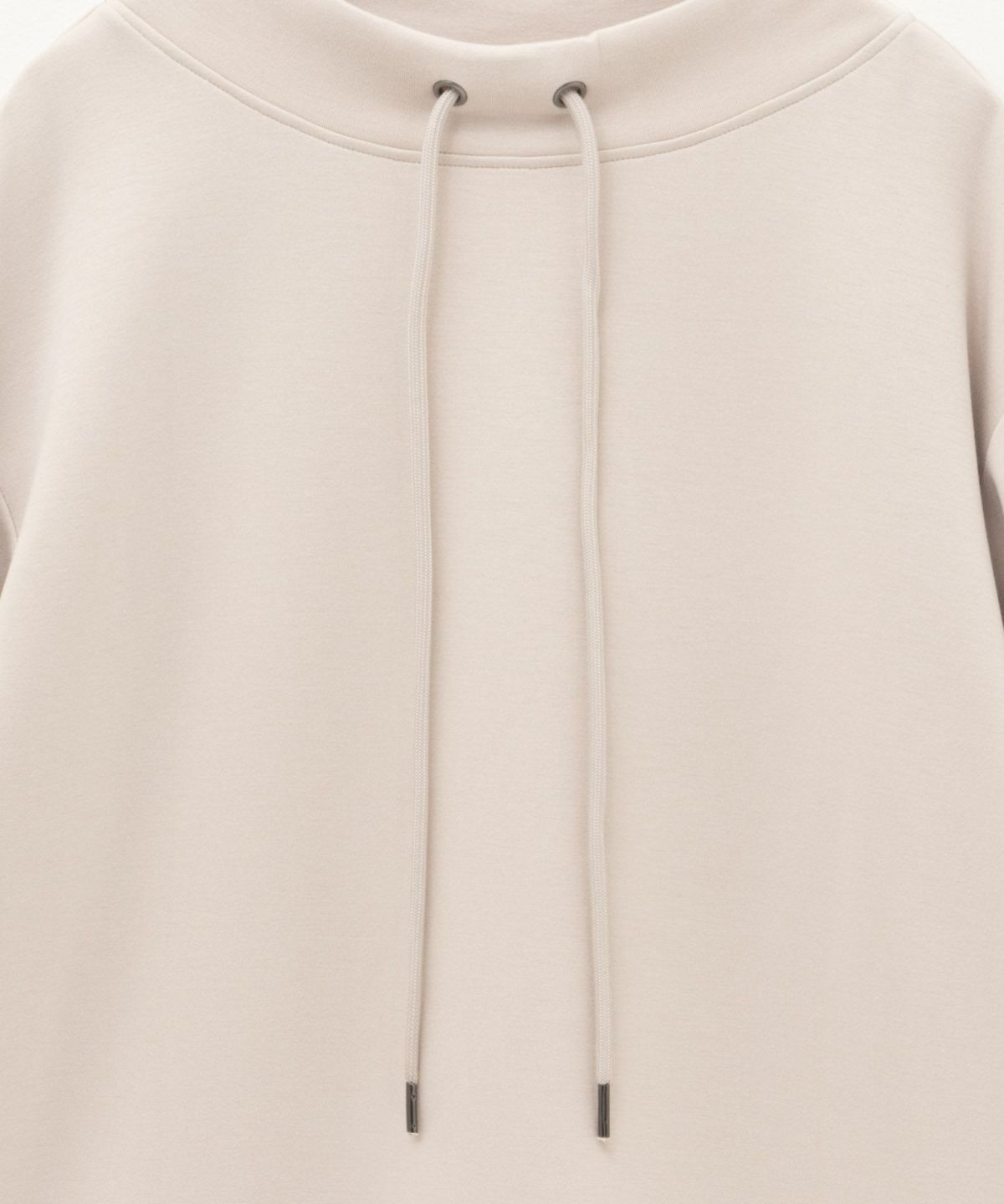 URBAN COLLECTION ポンチ素材 裾レイヤードプルオーバー レディース