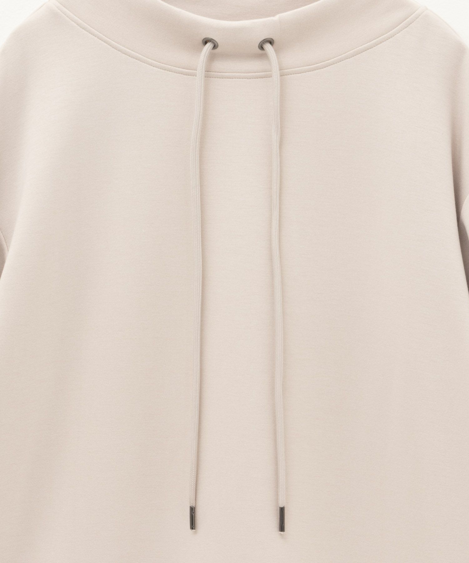 URBAN COLLECTION ポンチ素材 裾レイヤードプルオーバー レディース