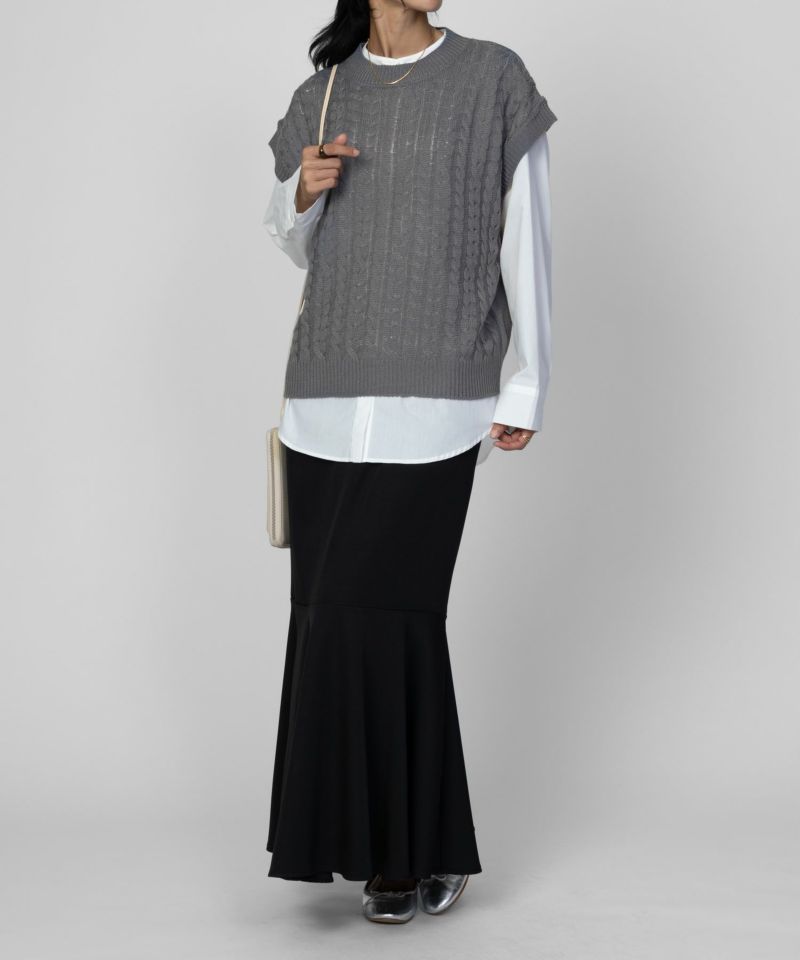 nAvy 時短 ニットベストアンサンブル レディース商品画像-15