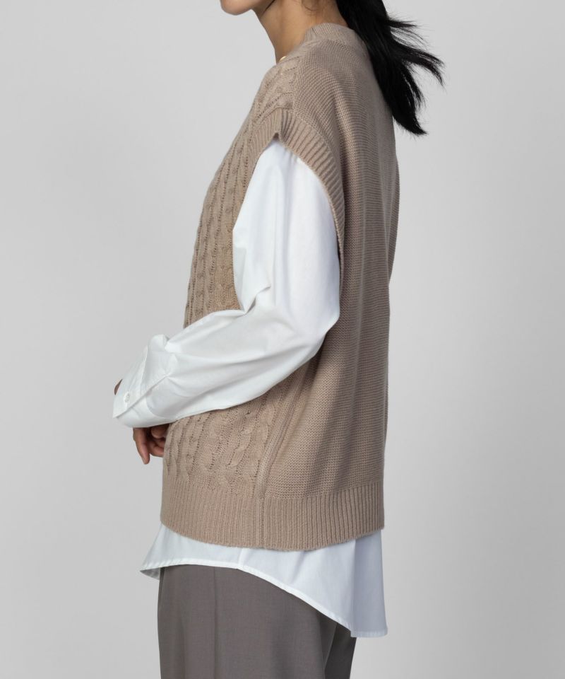 nAvy 時短 ニットベストアンサンブル レディース商品画像-16