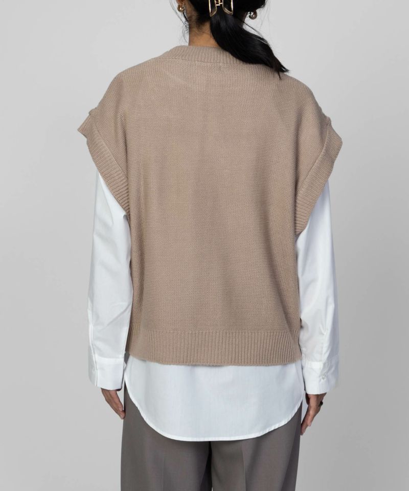 nAvy 時短 ニットベストアンサンブル レディース商品画像-17