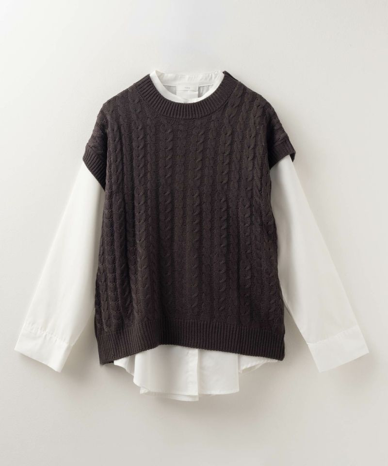 nAvy 時短 ニットベストアンサンブル レディース商品画像-20