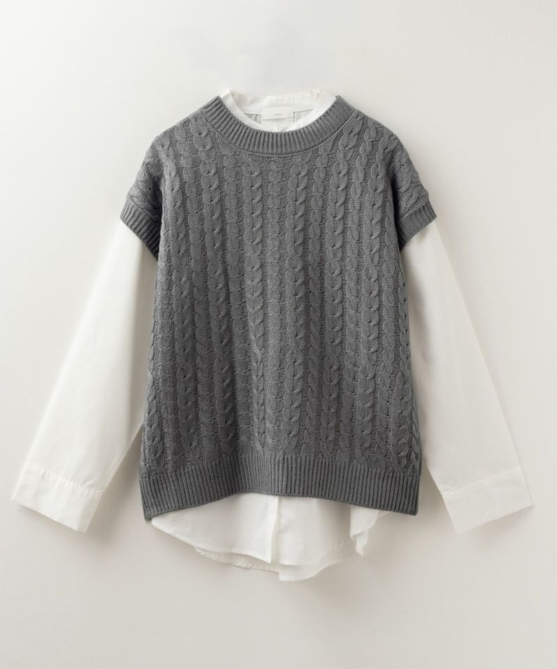 nAvy 時短 ニットベストアンサンブル レディース商品画像-22