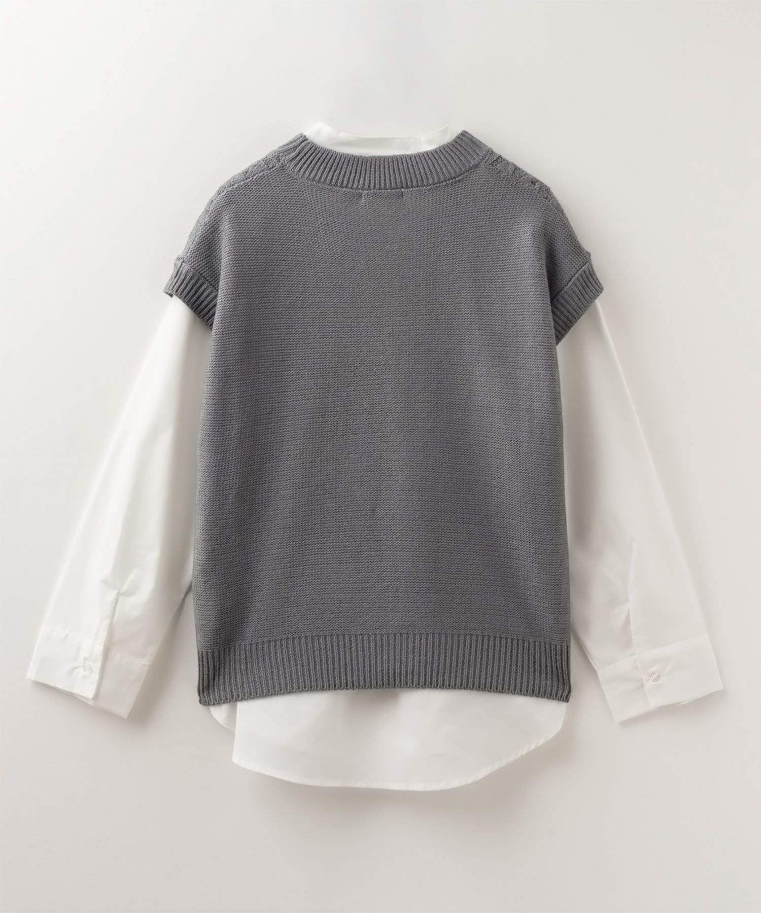 NAVY 時短 ニットベストアンサンブル レディース