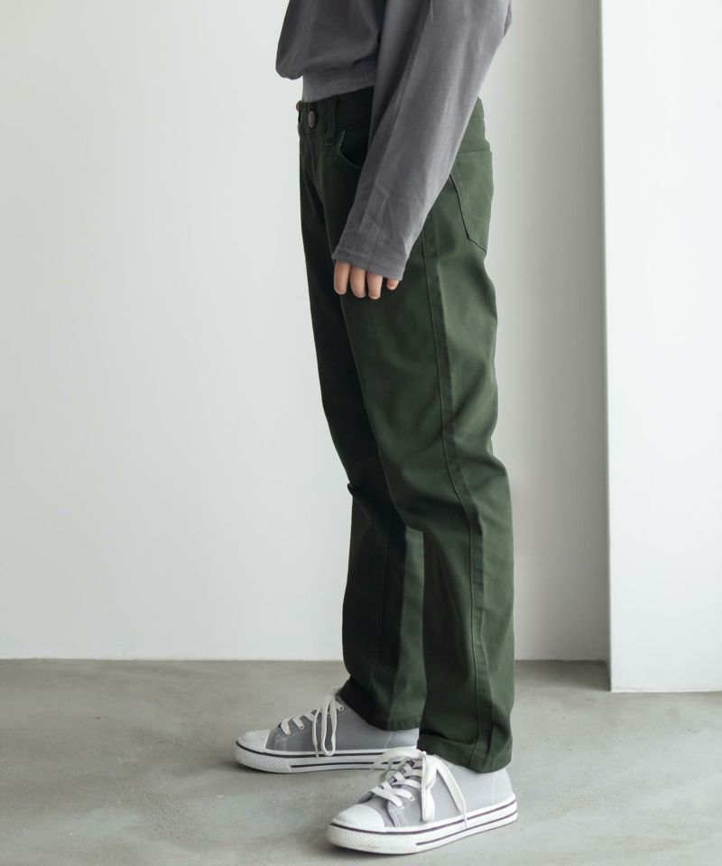 NAVY のびるモン ストレッチツイルストレートパンツ ウエストリブパンツ キッズ商品画像-10