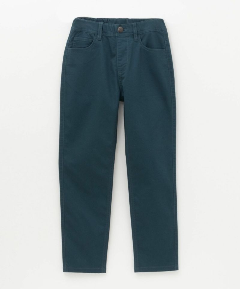 ネイビー　ストレートパンツ NAVY ストレッチツイルストレート ウエストギャザーパンツ キッズ