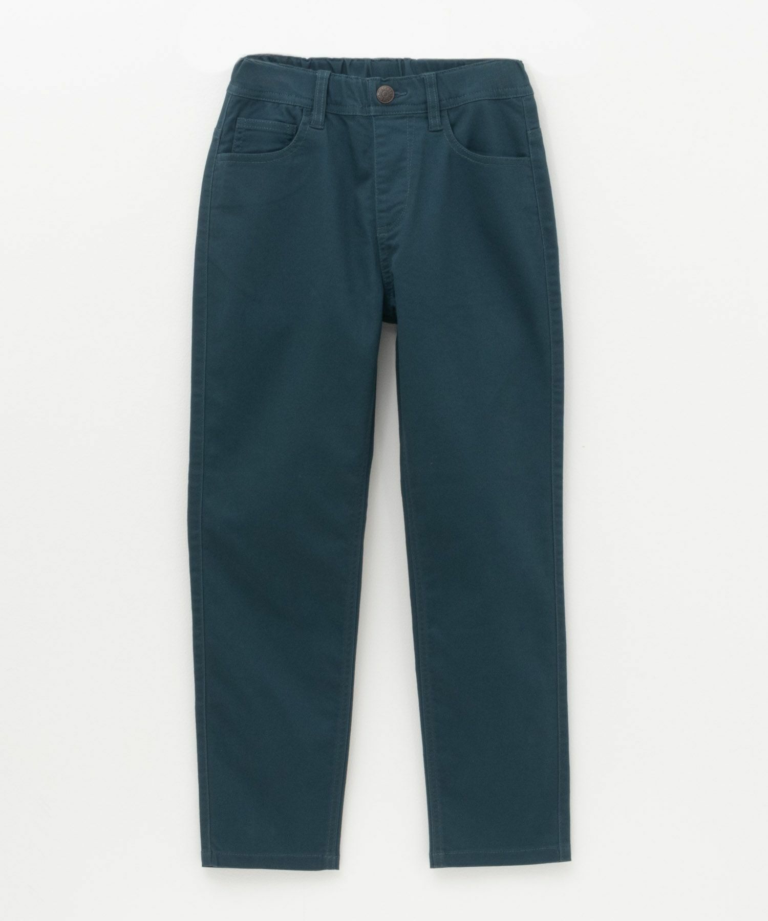 NAVY のびるモン ストレッチツイルストレートパンツ ウエストギャザーパンツ キッズ商品サムネイル-2