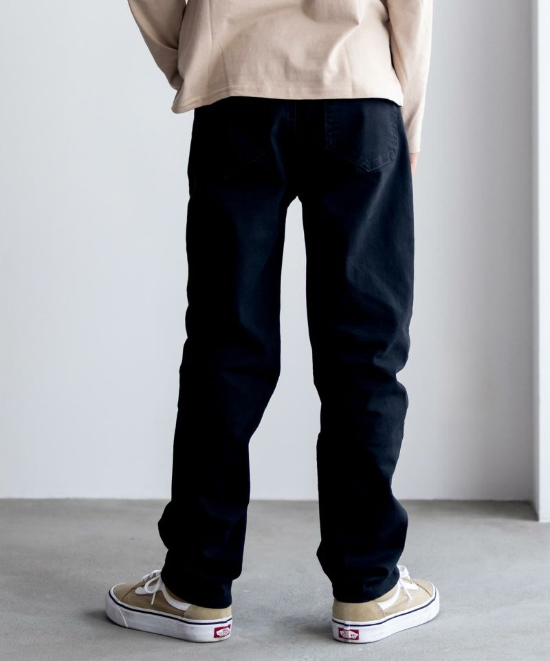 NAVY のびるモン ストレッチツイルストレートパンツ ウエストギャザーパンツ キッズ商品画像-5