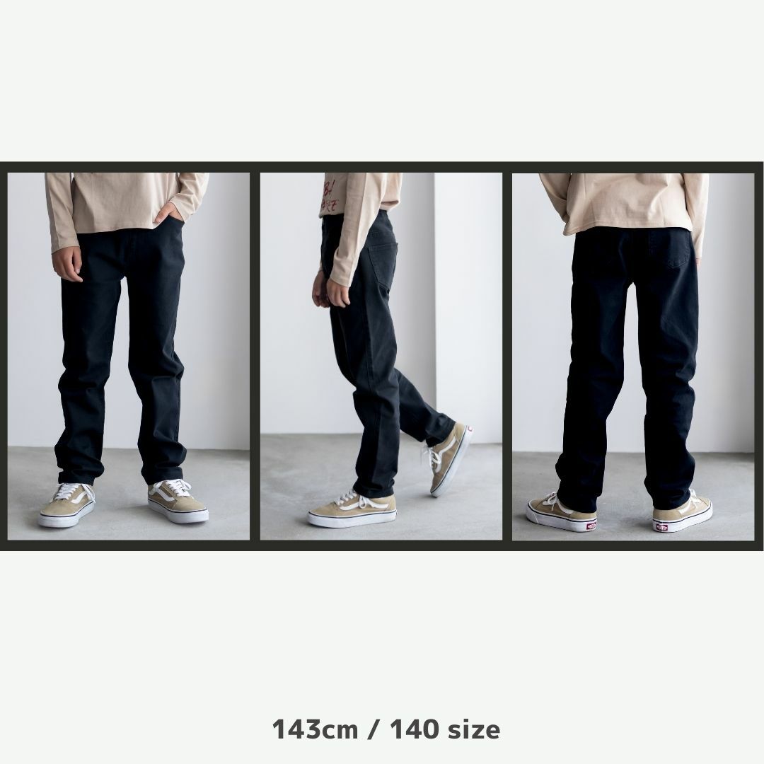 NAVY のびるモン ストレッチツイルストレートパンツ ウエストギャザーパンツ キッズ商品サムネイル-20