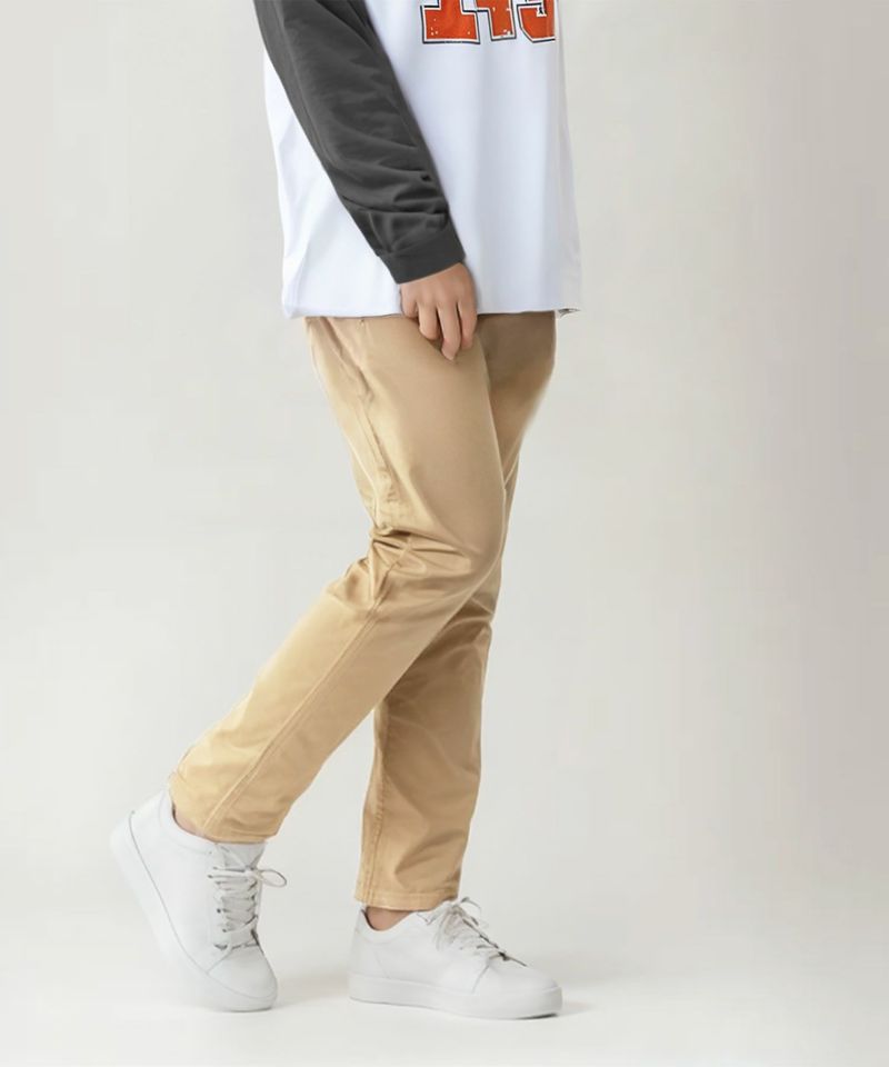 NAVY のびるモン ストレッチツイルスキニー ウエストギャザーパンツ