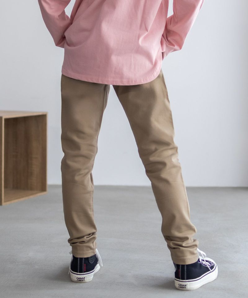 NAVY ストレッチツイルスキニー ウエストギャザーパンツ キッズ