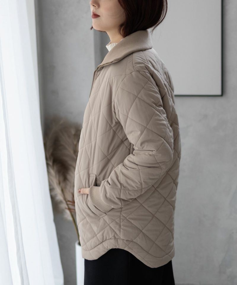 nAvy 裏フリース軽量キルトブルゾン レディース商品画像-7