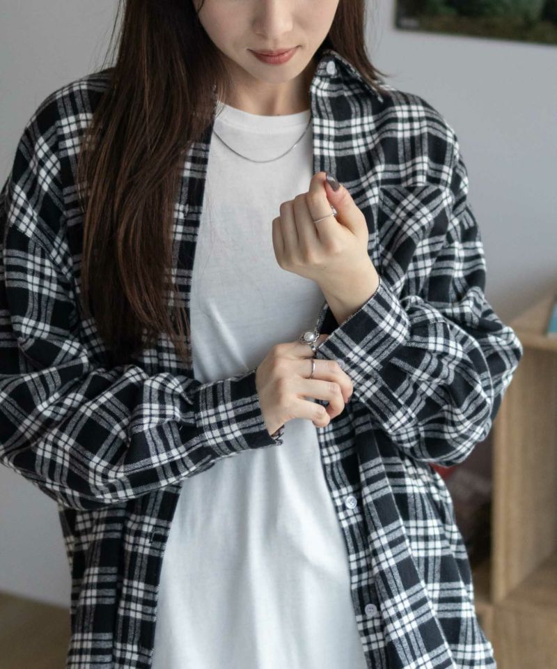 nAvy チェックオーバーシャツ レディース商品画像-6