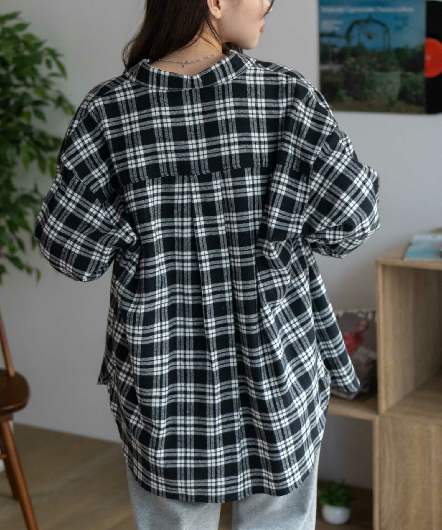 nAvy チェックオーバーシャツ レディース商品サムネイル-10