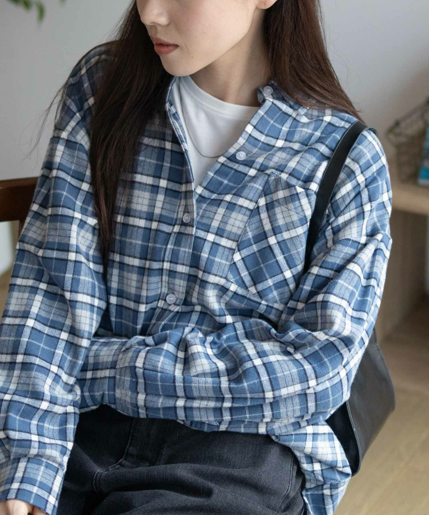 nAvy チェックオーバーシャツ レディース商品画像-13