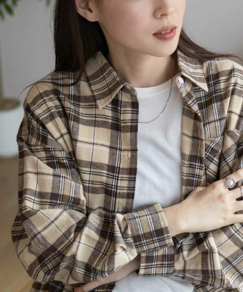 nAvy チェックオーバーシャツ レディース商品画像-22