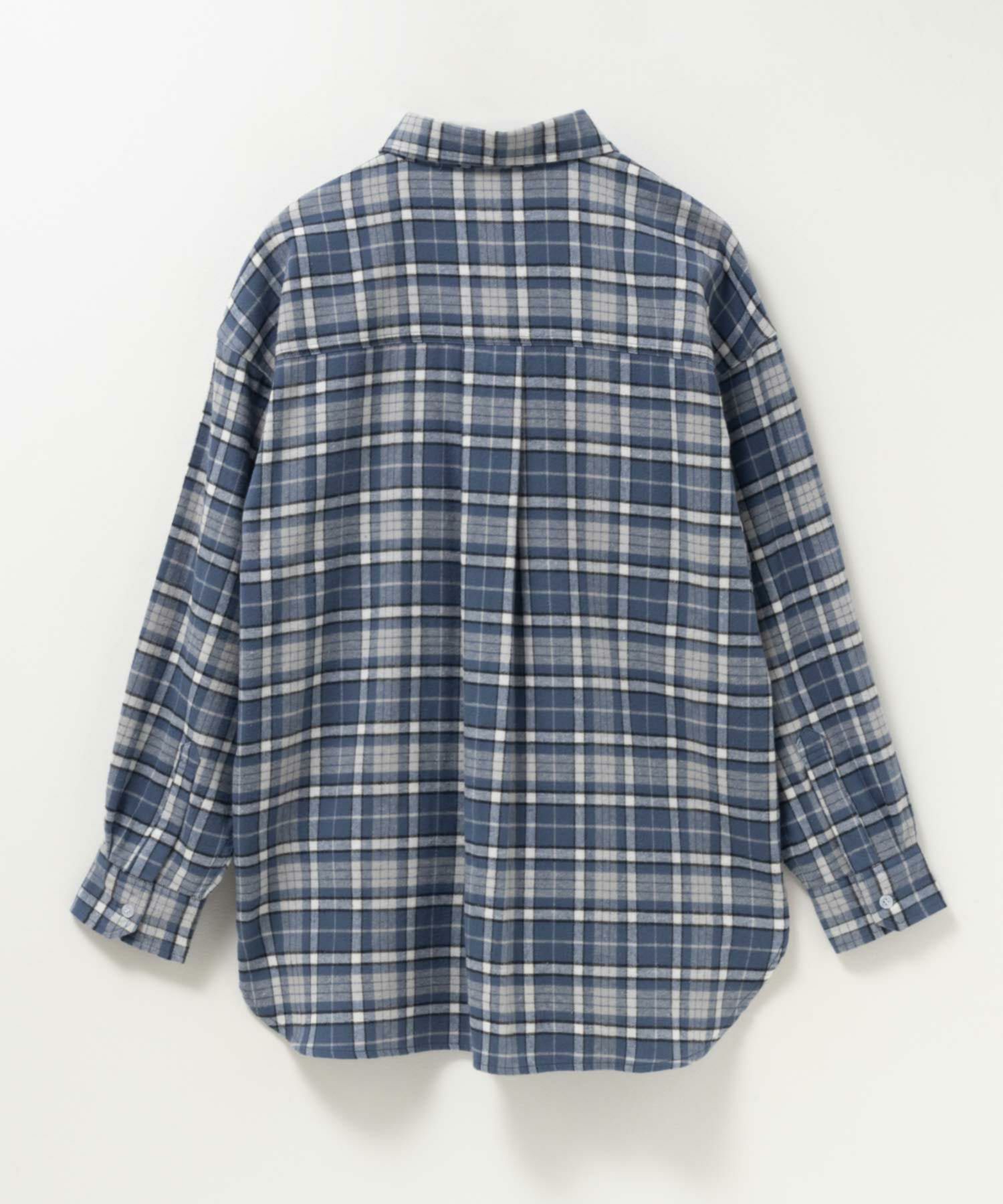 NAVY チェックオーバーシャツ レディース