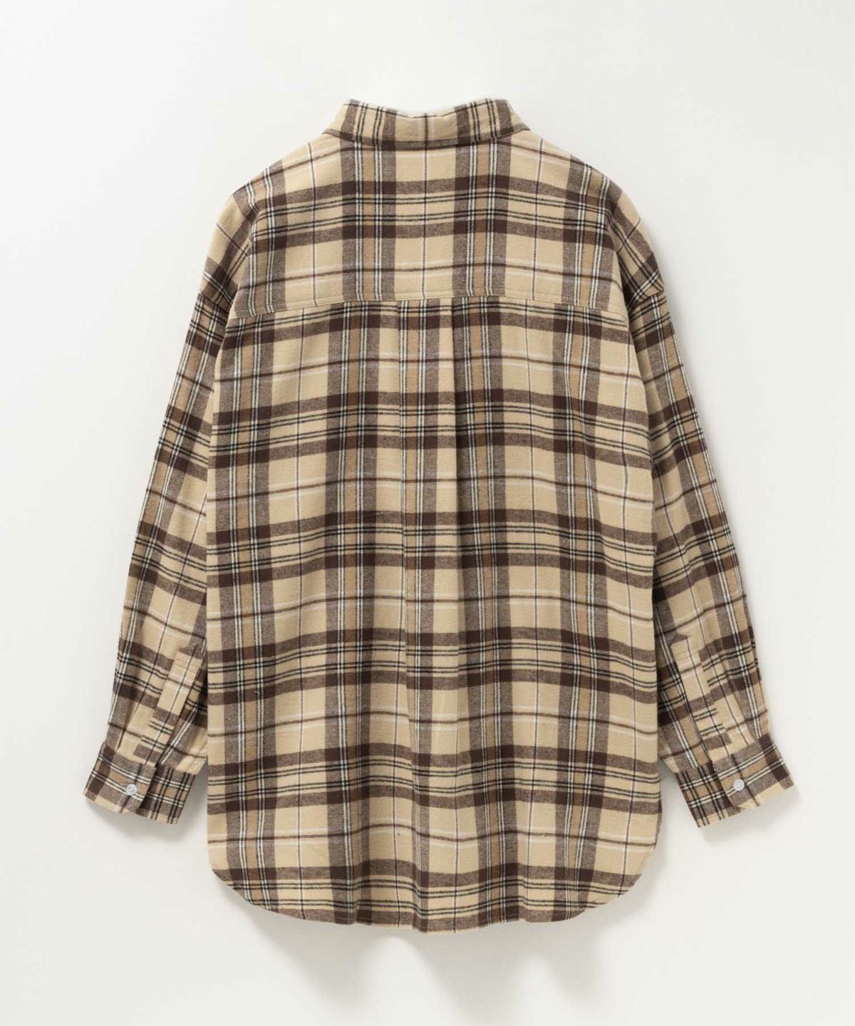 NAVY チェックオーバーシャツ レディース