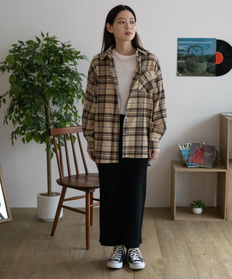 nAvy チェックオーバーシャツ レディース商品画像-39