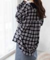 nAvy ルーズチェックチュニック レディース商品サムネイル-2