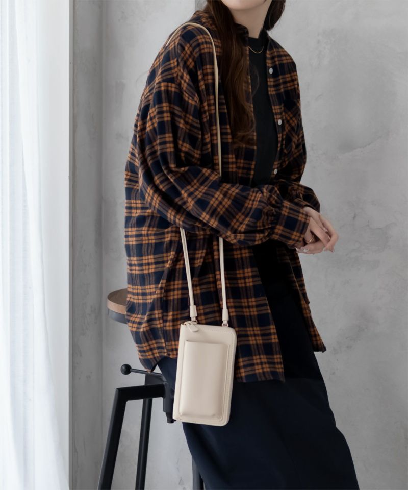 nAvy ルーズチェックチュニック レディース商品画像-13