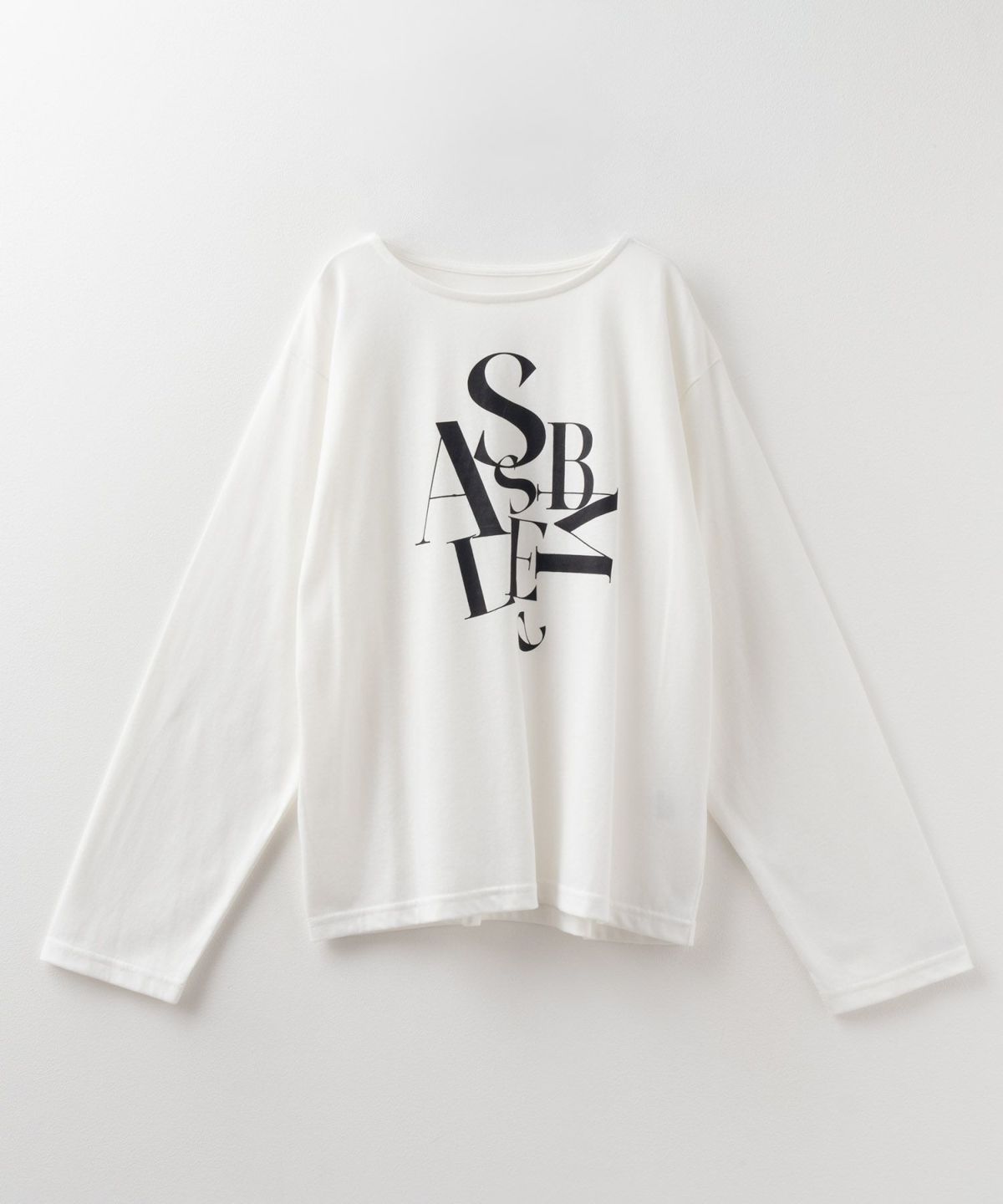 NAVY 透かしメッシュ＋長袖Tシャツ セットアンサンブル レディース