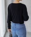 NAVY  カシミヤタッチニット Vネック レディース商品サムネイル-11