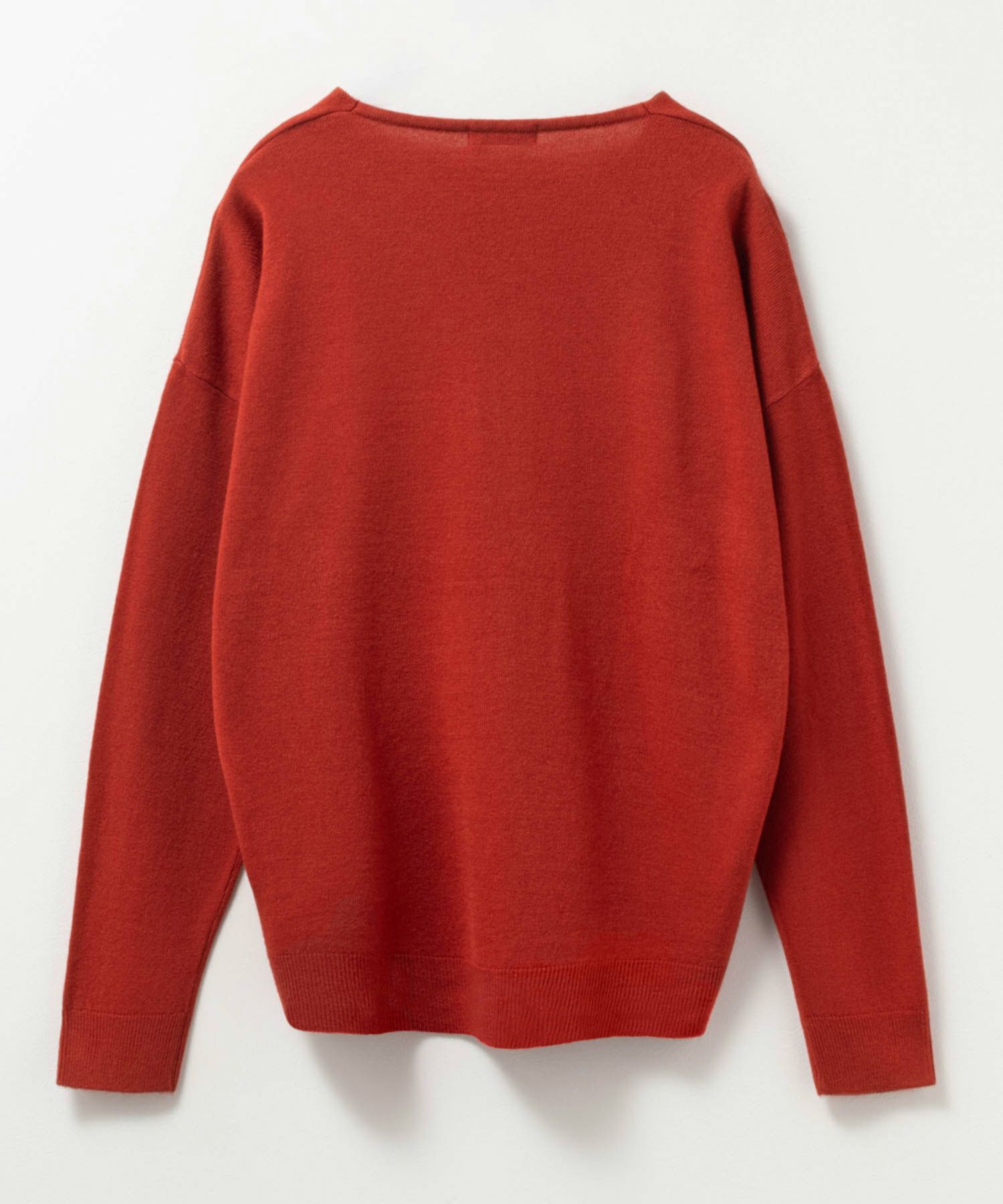 NAVY  カシミヤタッチニット Vネック レディース商品画像-30