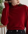 NAVY カシミヤタッチニット ハイネック レディース