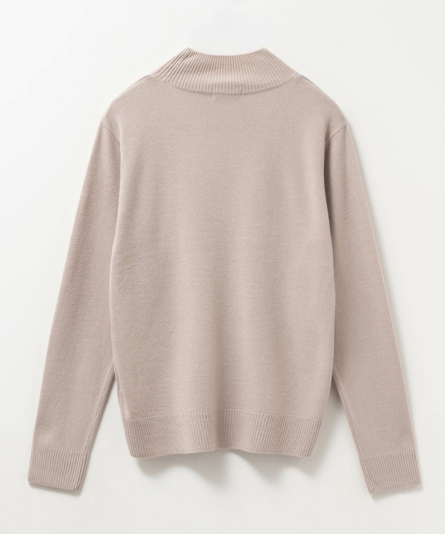 NAVY  カシミヤタッチニット ハイネック レディース商品画像-22