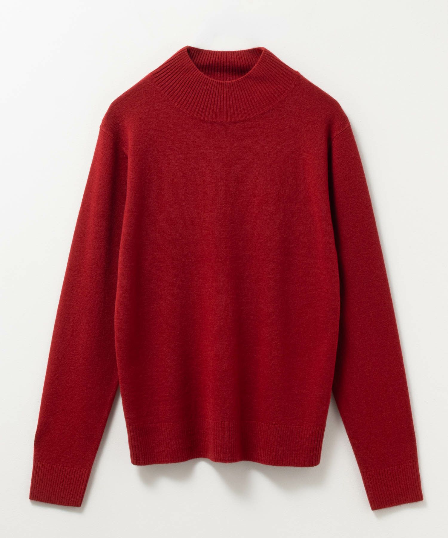 NAVY  カシミヤタッチニット ハイネック レディース商品画像-25