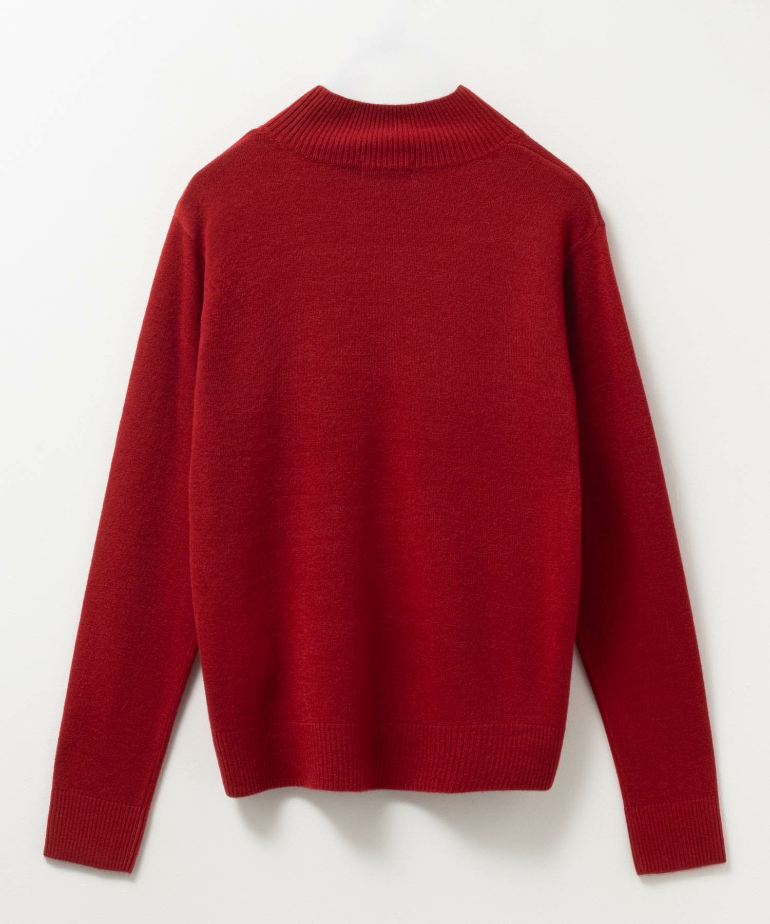 NAVY  カシミヤタッチニット ハイネック レディース商品画像-26