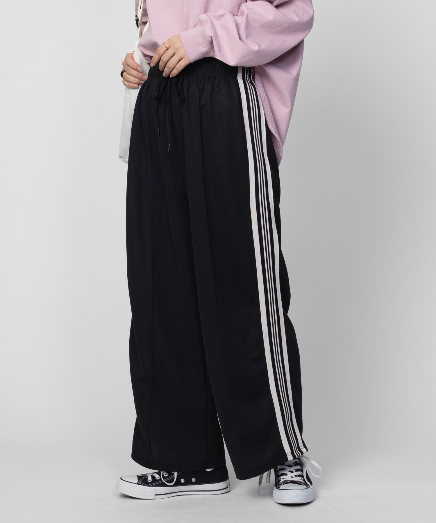 [期間限定価格]nAvy サイドラインパンツ レディース商品画像-7