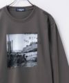 T-GRAPHICS フォトプリント長袖Tシャツ メンズ