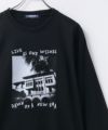 T-GRAPHICS フォトプリント長袖Tシャツ メンズ